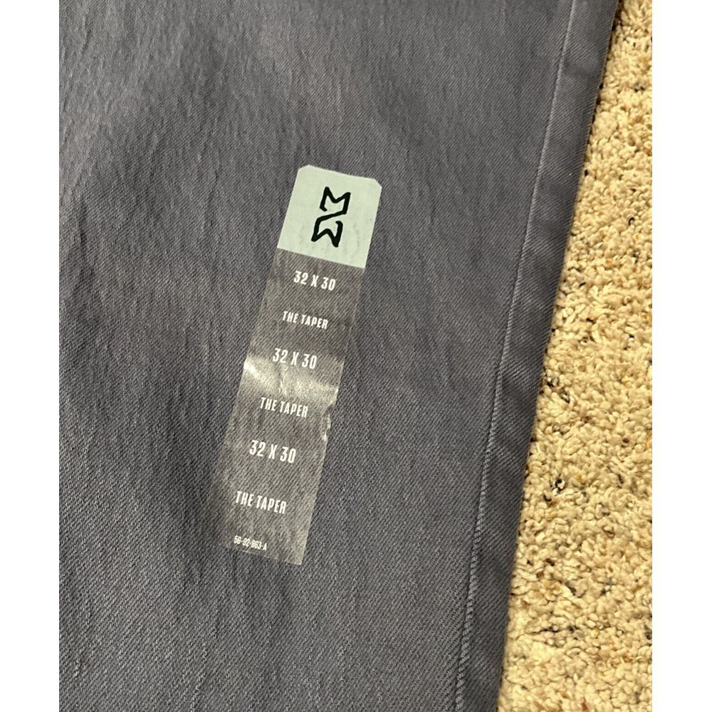 The Taper Men's Pant By Mutual Weave Size 32/30 Sits Below Waist, Relaxed, Taper - Picture 3 of 8